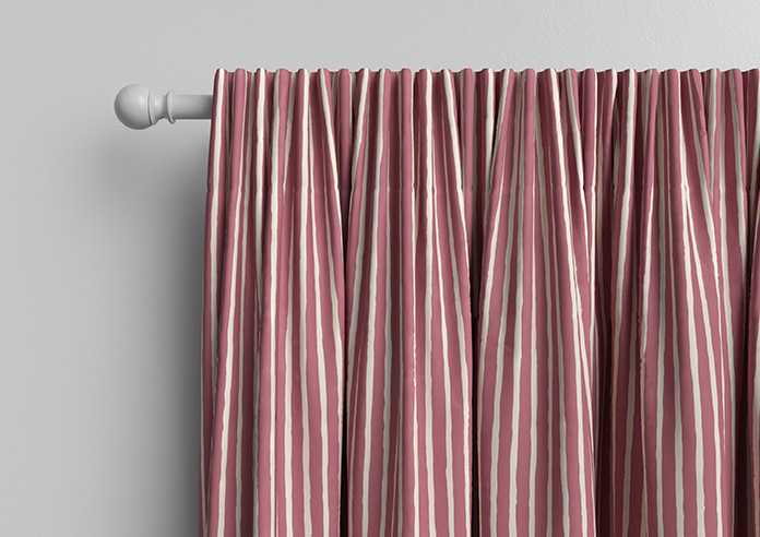 Vintage Stripe, Bowler Red - Made to Measure Curtains - Image 10